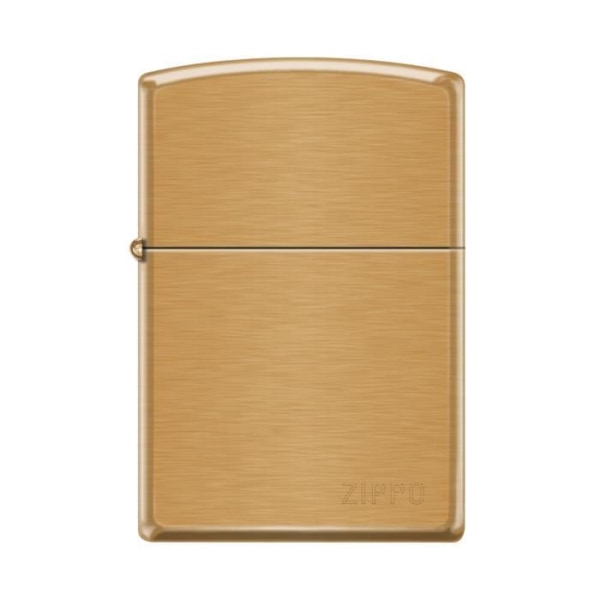 Zippo Lighter - Pipe Lighter With Logo Brushed Brass Zippo Zippo   