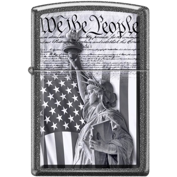 Zippo Lighter - We the People Iron Stone Zippo Zippo   