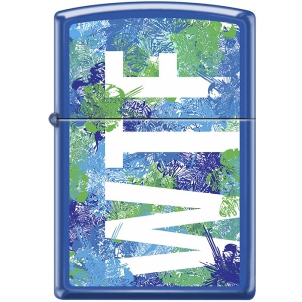 Zippo Lighter - WTF Blue Matte Zippo Zippo   