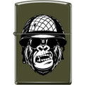 Zippo Lighter - You Want A Piece Of Me? Green Matte Zippo Zippo   